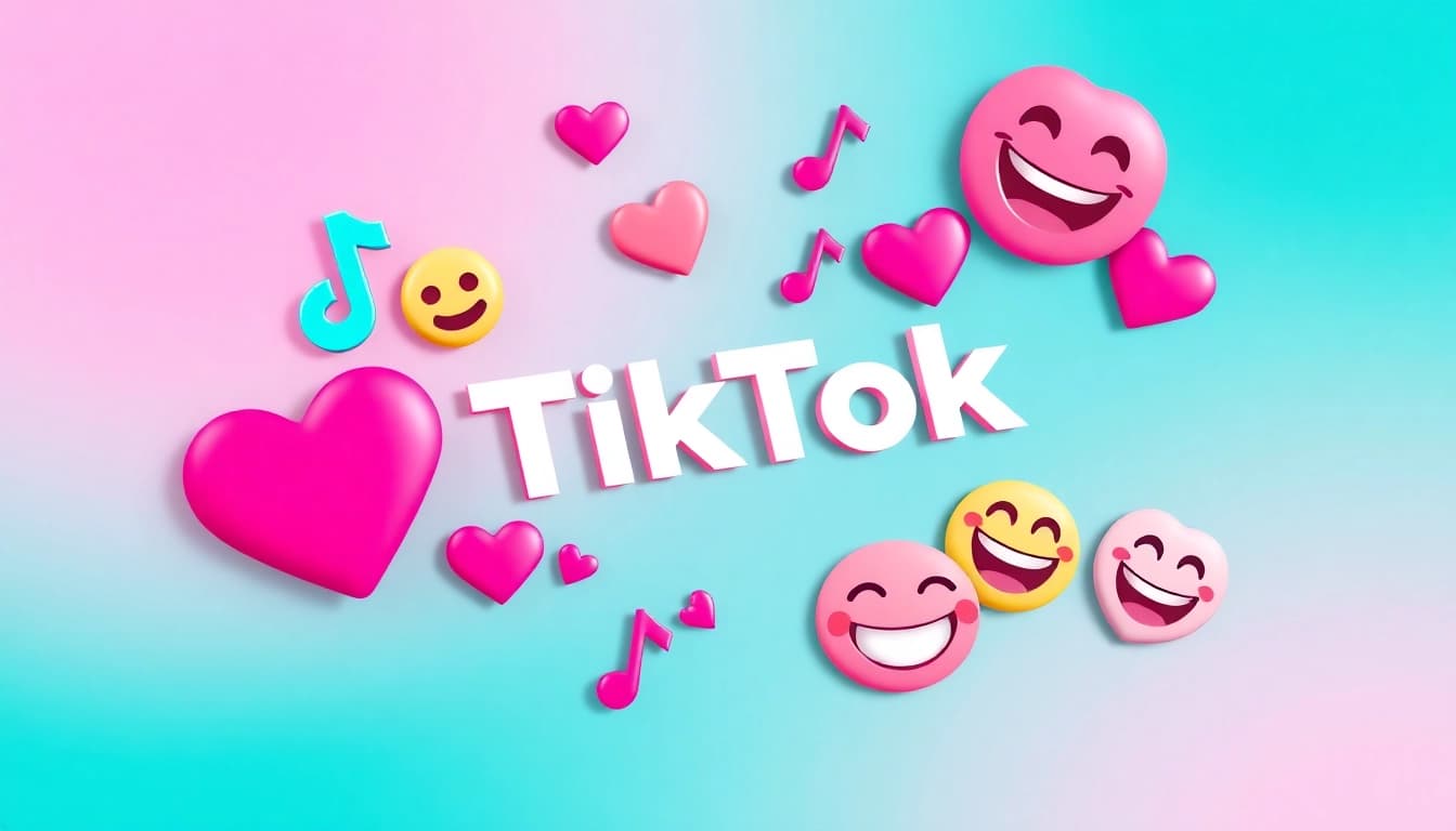 Engaging collage of colorful tiktok emojis showcasing popular icons and vibrant design.