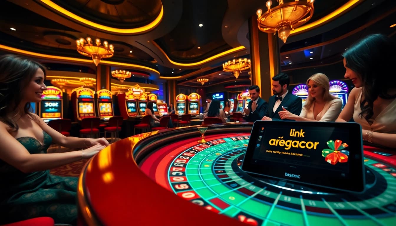 Experience thrilling games at ARESGACOR, featuring luxurious casino vibes and exciting betting moments.