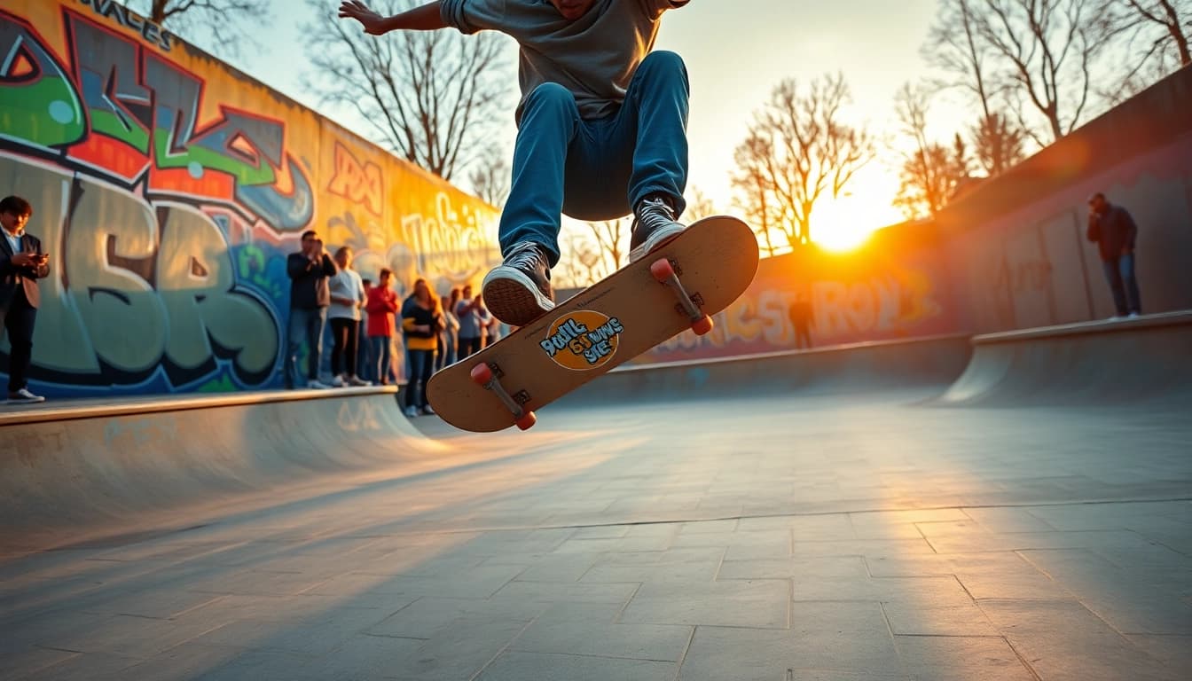 Dynamic view of skateboarders demonstrating skills at Stage de skate paris showcasing energy and enthusiasm.