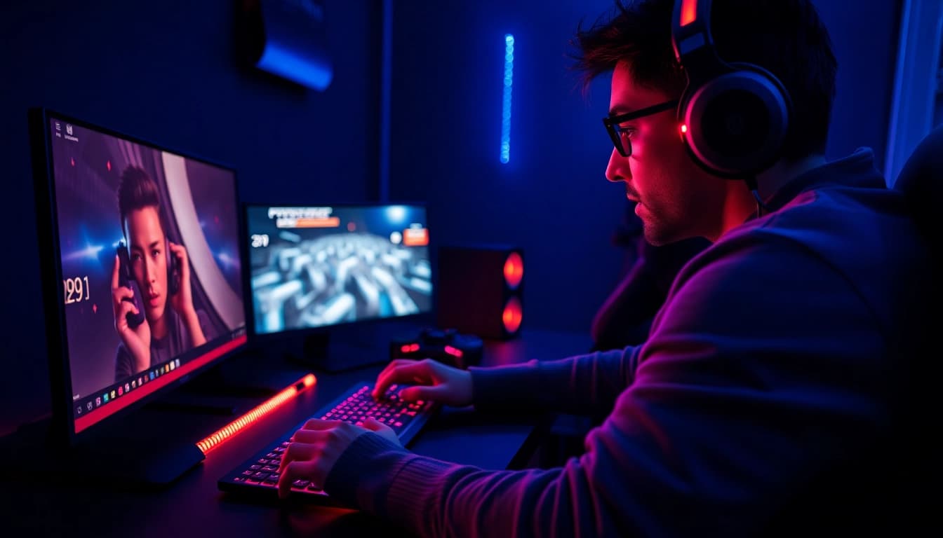 Capture the excitement of a gamer using Cronus zen during a thrilling match.