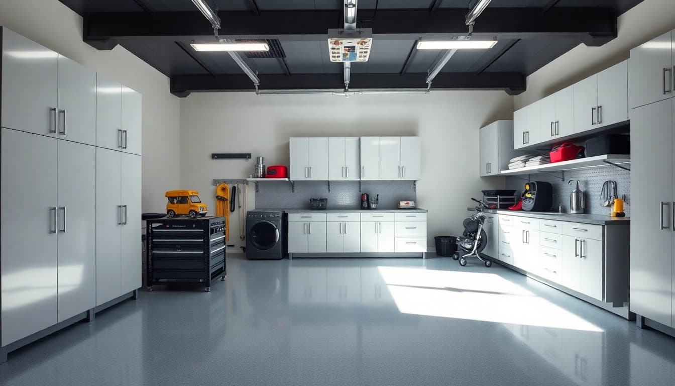 Discover functional garage cabinets designed for optimal storage, featuring sleek designs and vibrant colors.
