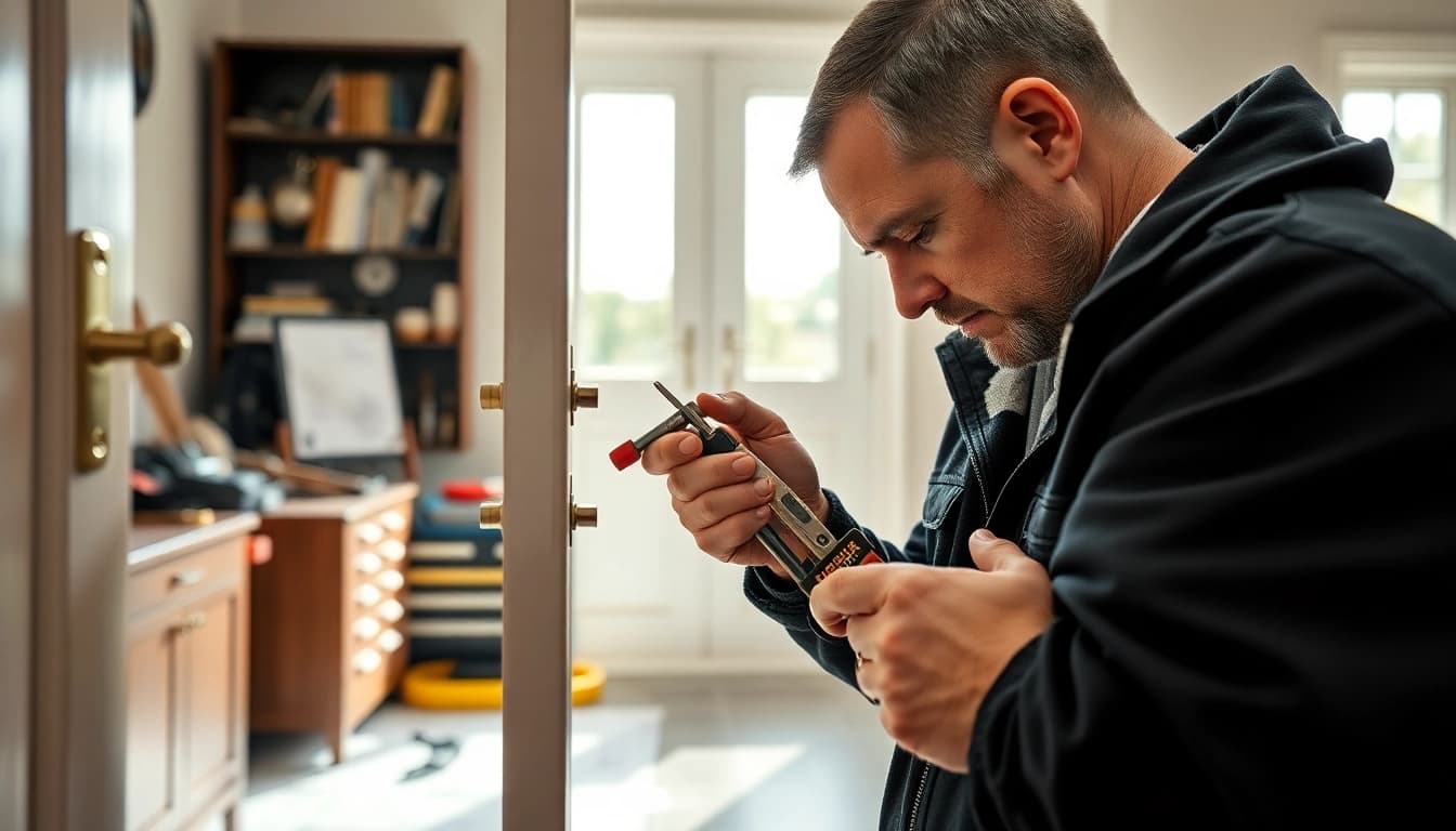 Best locksmiths in Chesterfield, Missouri showcasing expertise in a home setting.