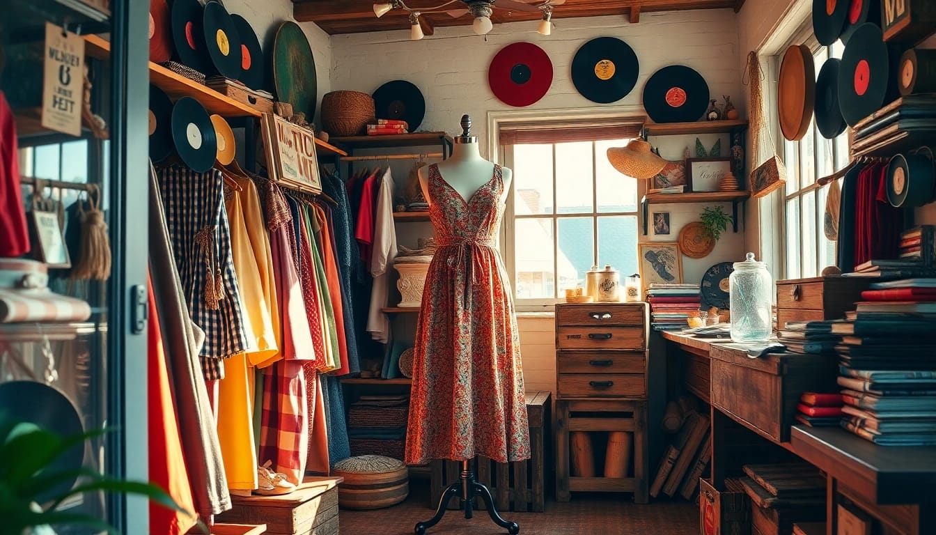 Explore curated treasures at https://thrift-vintage.com/ showcasing vibrant retro clothing and accessories.