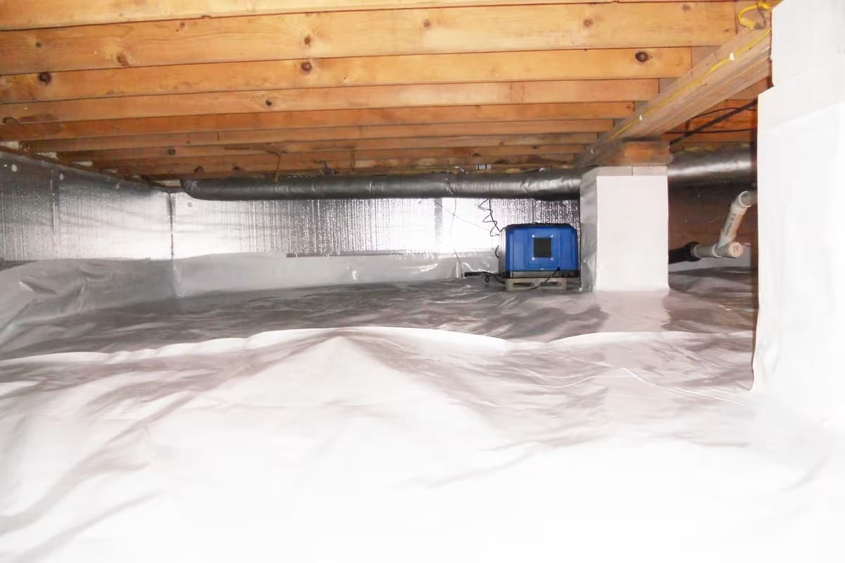 Vapor Barrier Installation for Healthier, Safer Crawl Spaces