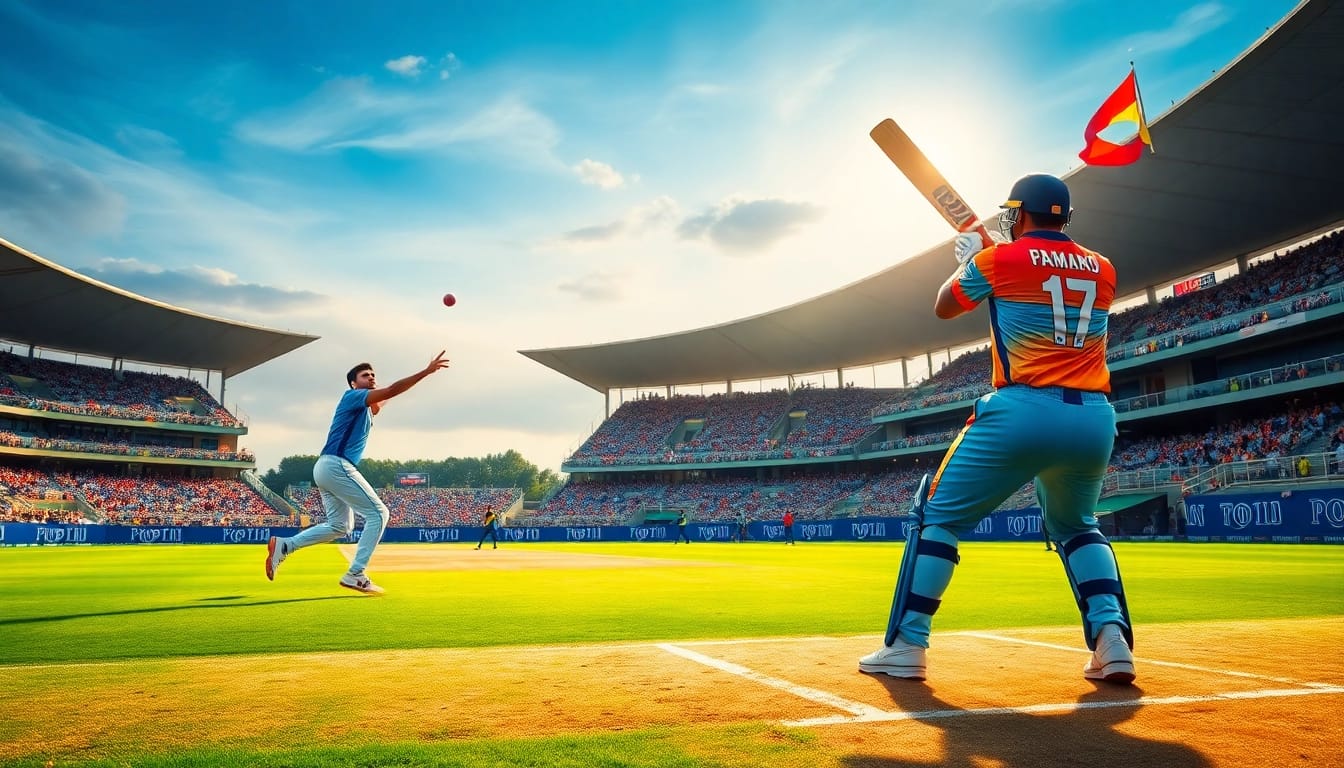 Capture today's IPL prediction team in action during an exciting cricket match.