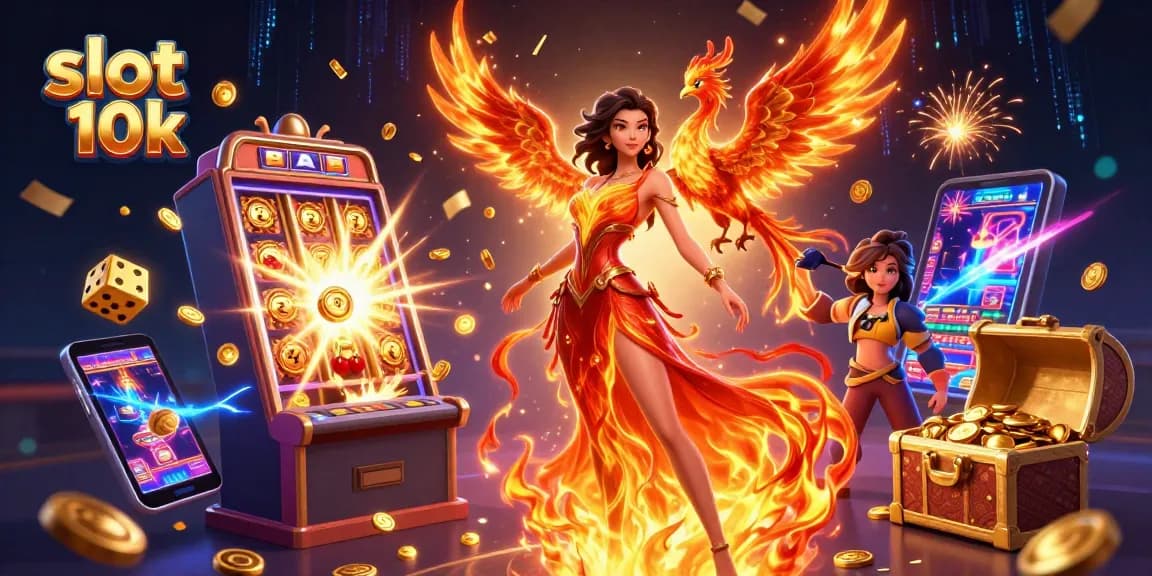 Spin to win with slot 10k as vibrant elements showcase thrilling casino experiences.