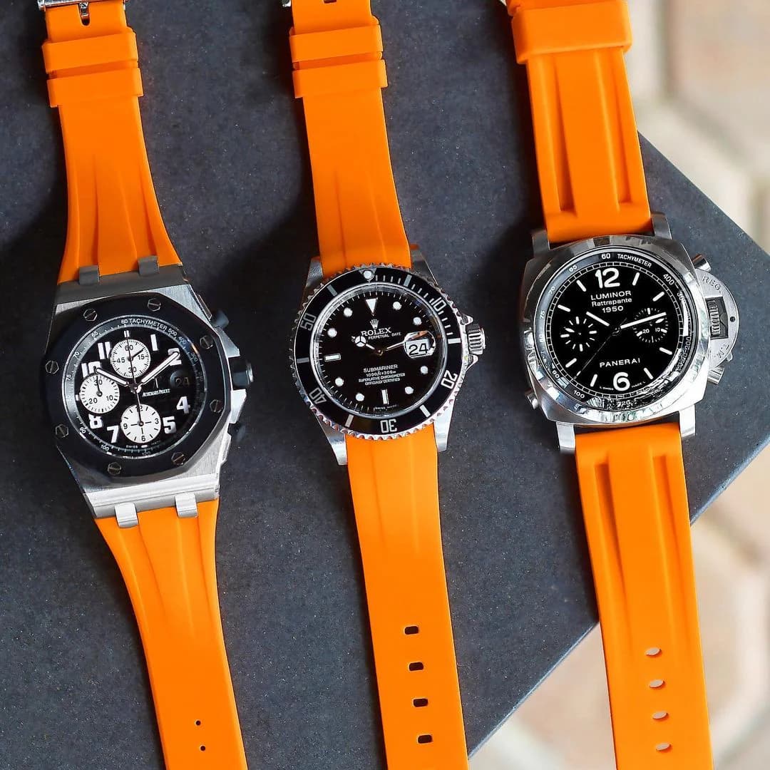 Luxury Watches Reimagined with Stylish Rubber Watch Straps