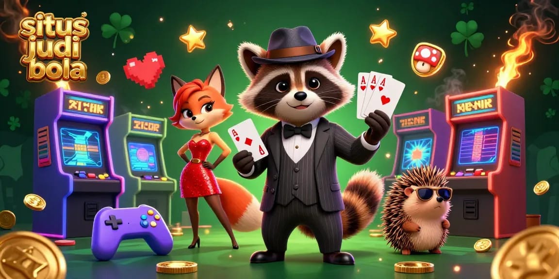Explore sports betting excitement with situs judi bola featuring dynamic 3D characters in a lively casino!