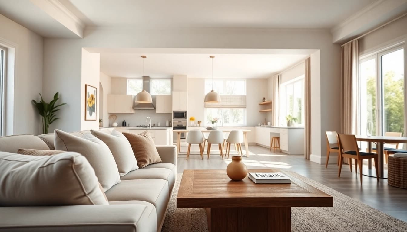 Explore stylish interior decor at https://merithome.co.uk, showcasing a modern cozy living space.