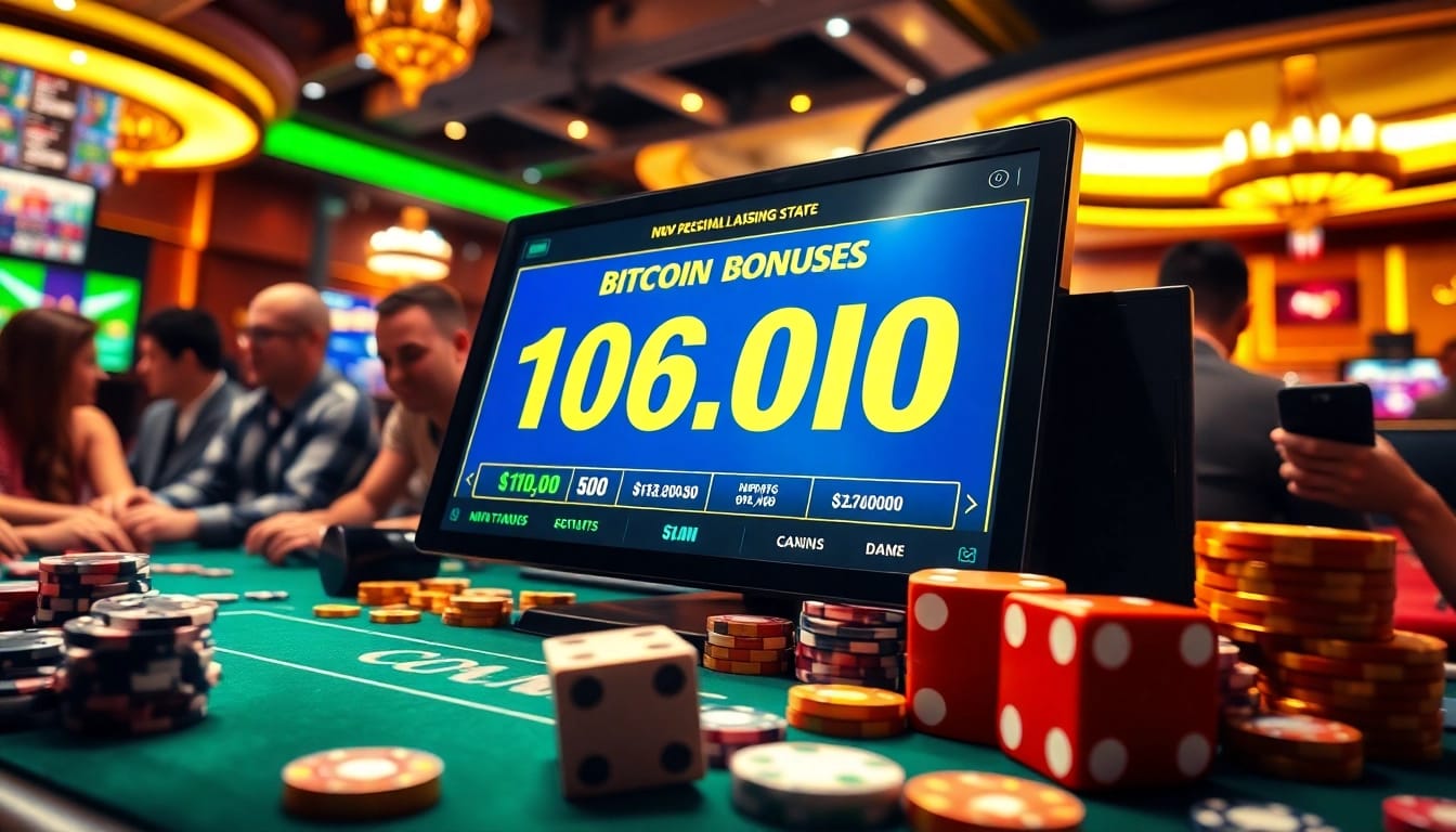 Discover the Best crypto casino bonus with engaging gaming elements and vibrant atmosphere.