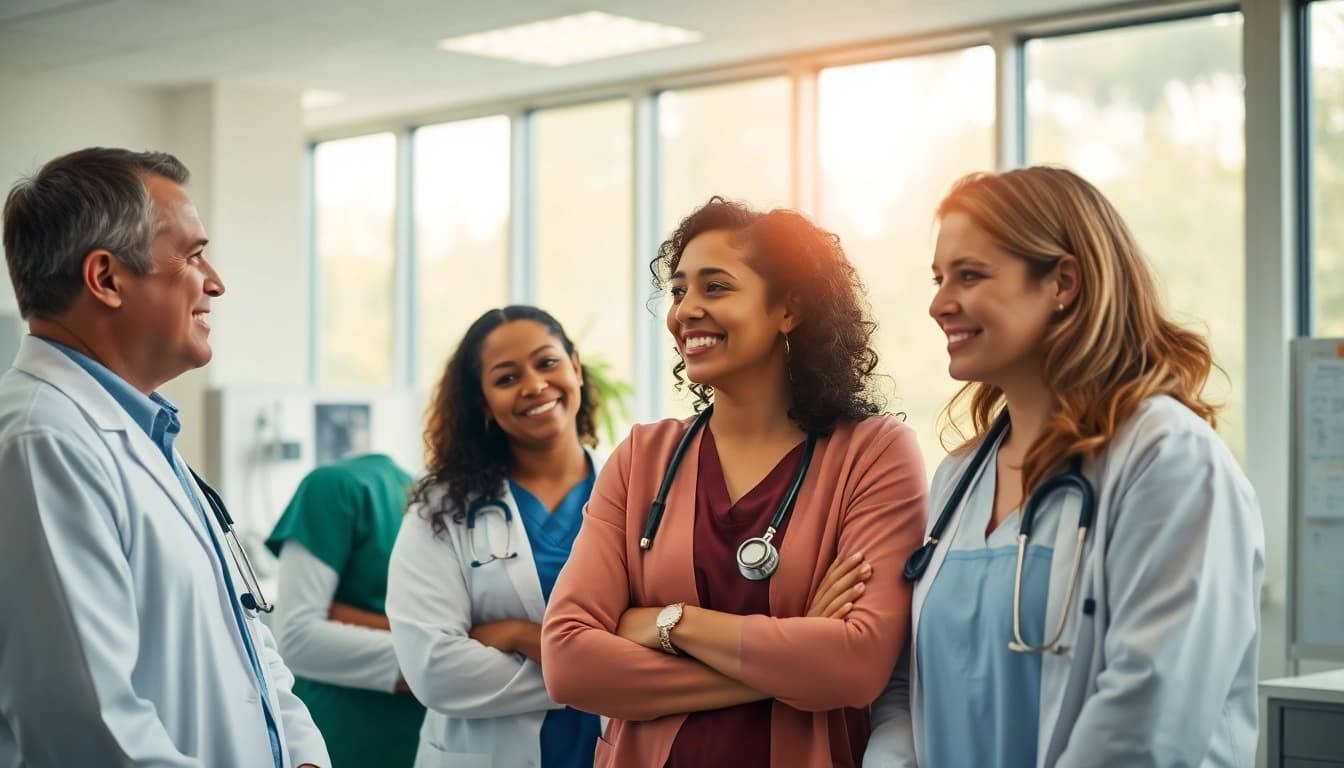 Engaging healthcare collaboration at https://www.medexdtc.com, showcasing a professional team in action.
