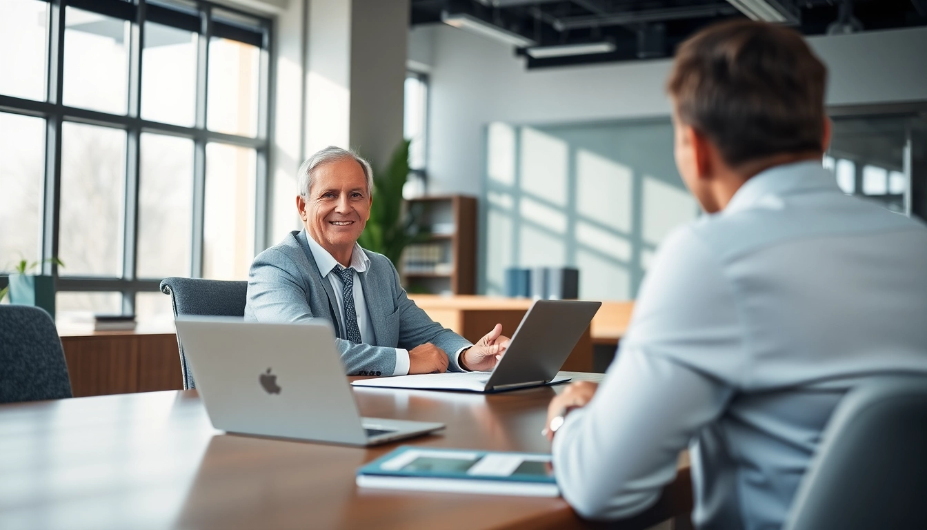 Engaging Birmingham Family Lawyer consultation in a modern office with natural light.