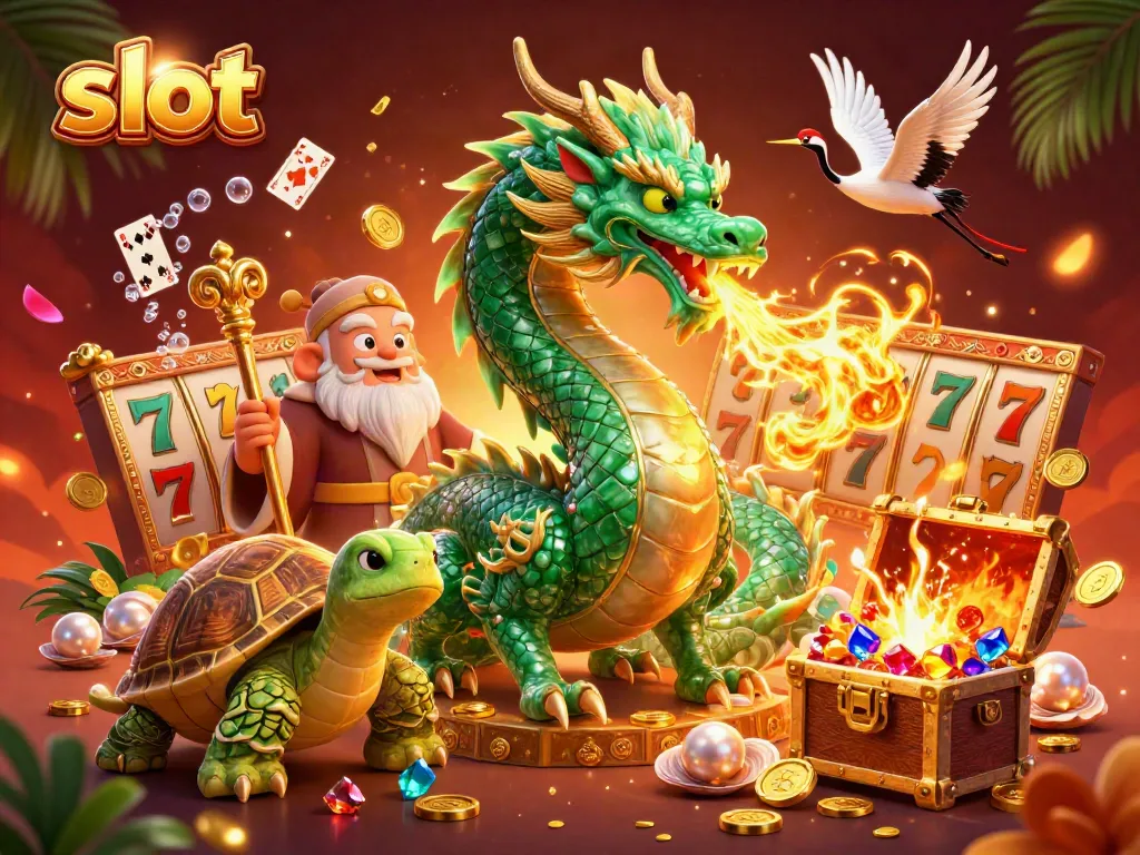 Raih kemenangan dengan slot gacor di VIUTOTO, dipenuhi simbol keberuntungan dan elemen permainan yang menarik.