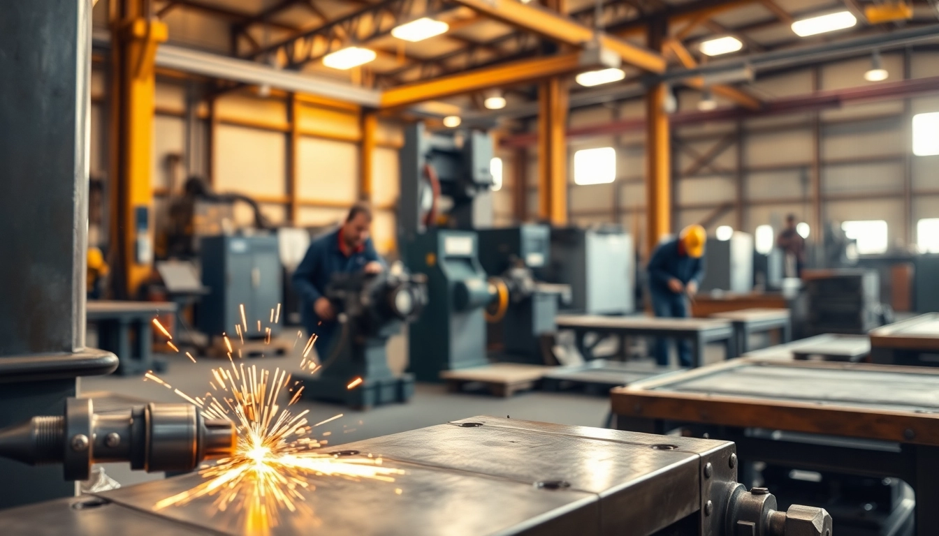 Crafting precision metals as a top metal manufacturer edmonton showcases skilled artisans at work.