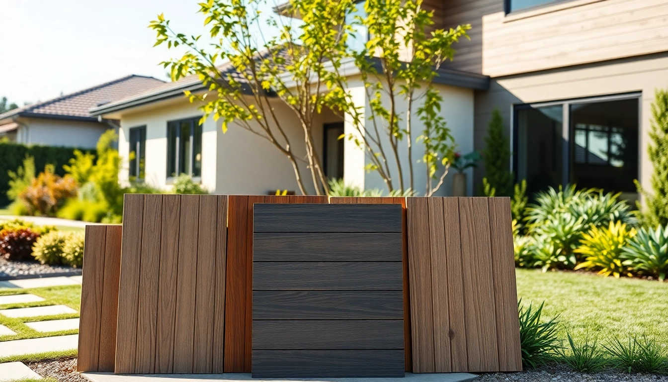 Showcasing weather-resistant wall panels enhancing a modern home's exterior.