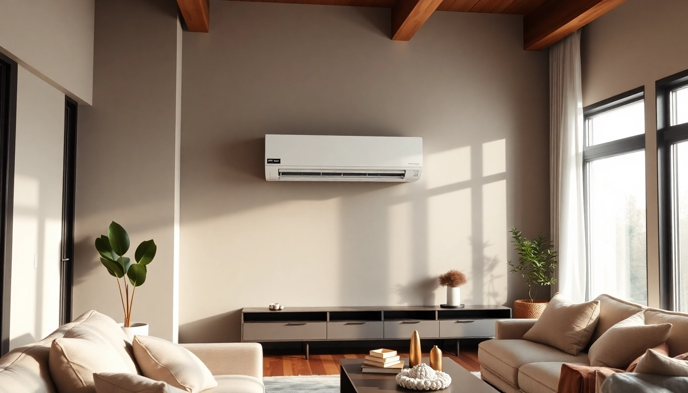 Install a daikin mini split ac to enhance your comfort in a modern space with style.