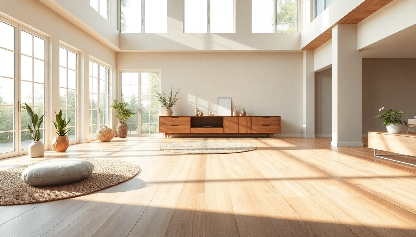 Transform your space with beautiful vinyl flooring from various flooring stores near me, displayed in a cozy setting.