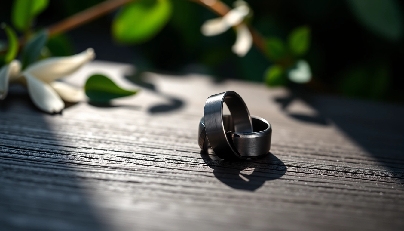 Stylish Gunmetal Wedding Bands for Men: A Modern Choice for Lasting Love