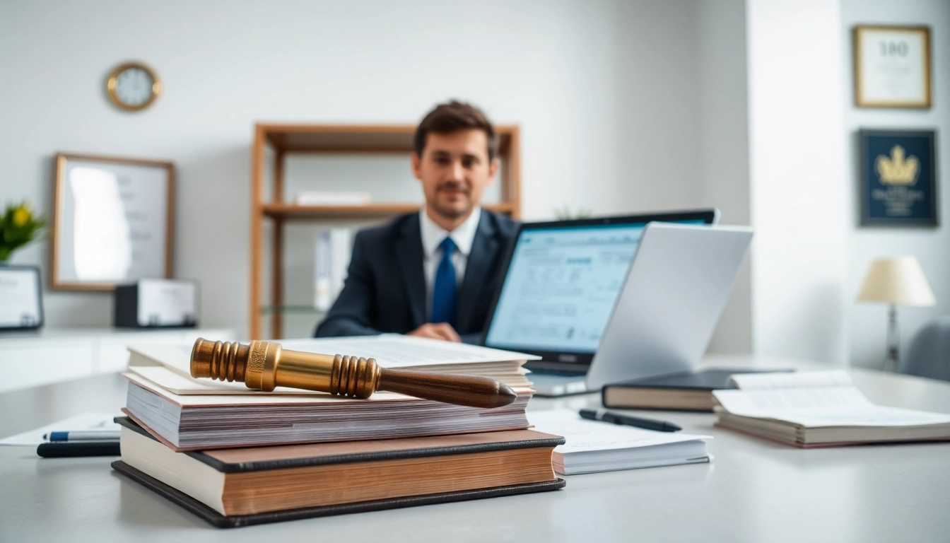 Trustworthy Orlando Injury Lawyer consulting with clients in a professional office.