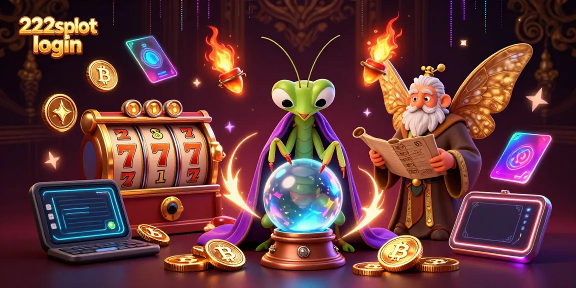Temukan keseruan bermain di 222slot login dengan ilustrasi penuh detail.