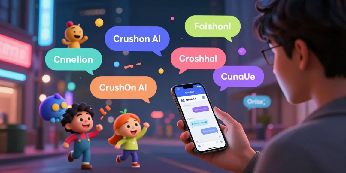 Engaging NSFW AI chat scene with animated characters and vibrant digital interface, embodying CrushOn AI experience.