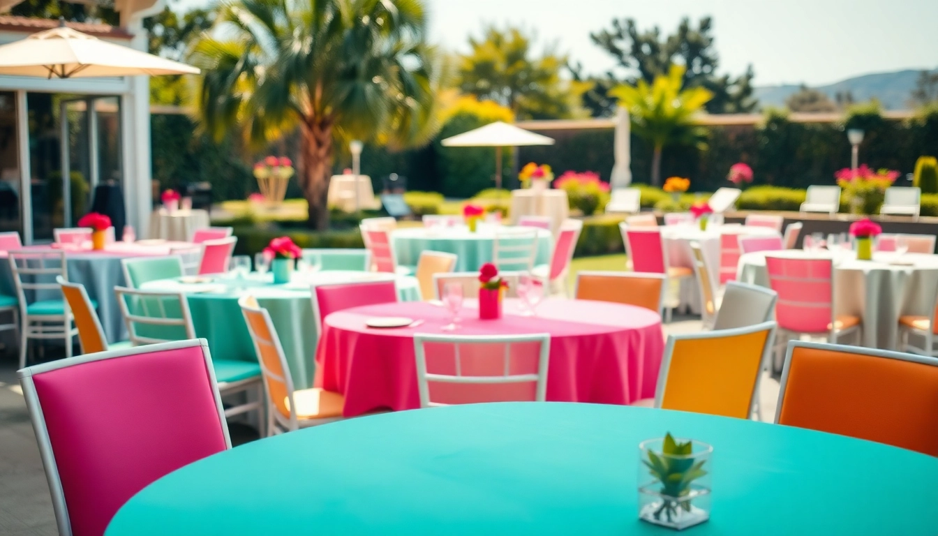 Enhance your corporate event rentals with stylish setups in a beautiful outdoor setting.