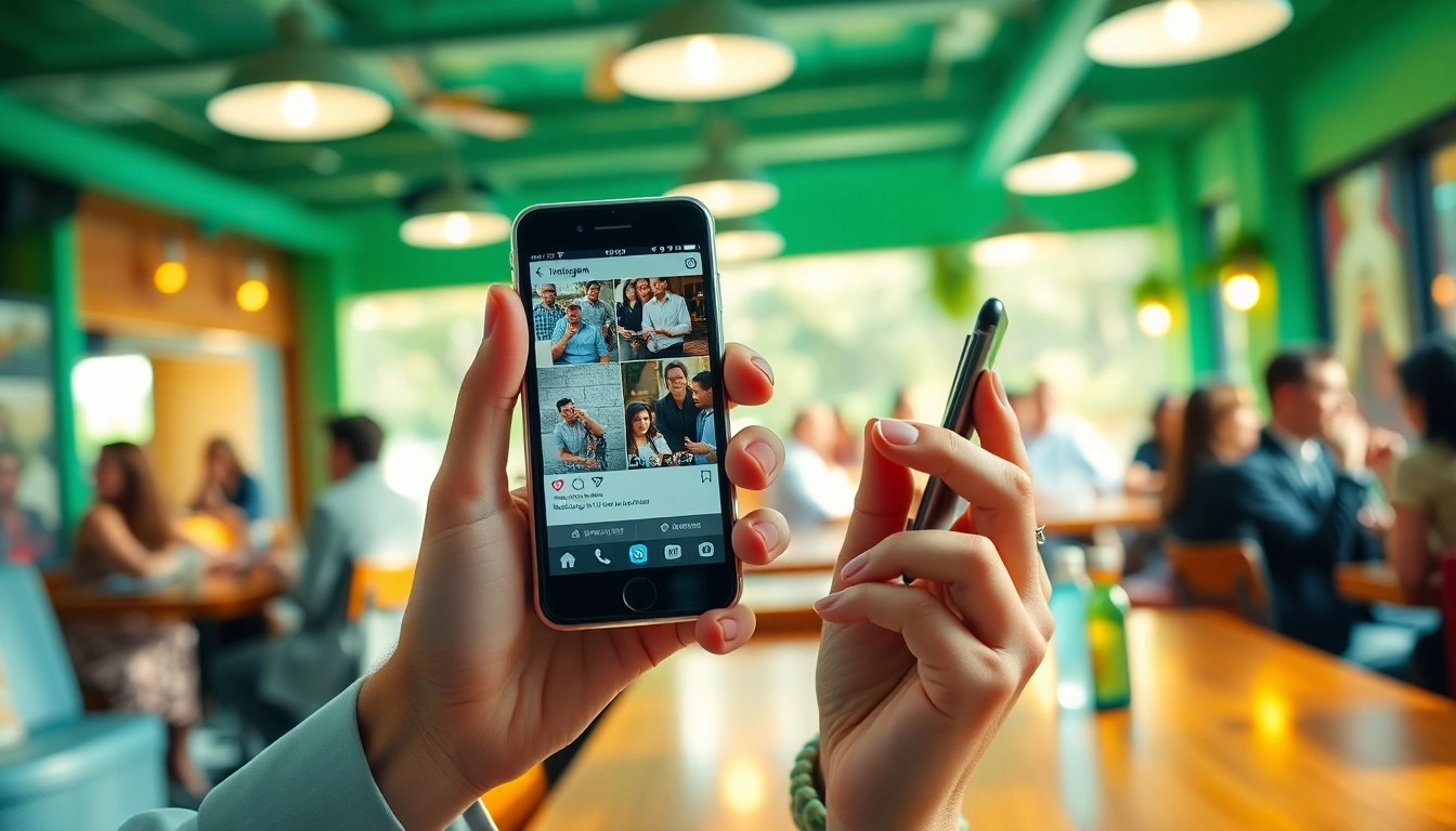 instagram フォロワー 購入で成長を実感する楽しそうなユーザーの描写