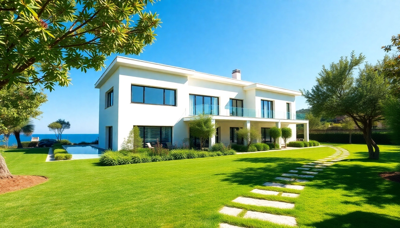 Discover stunning property in turkey alanya with a modern villa overlooking the Mediterranean.