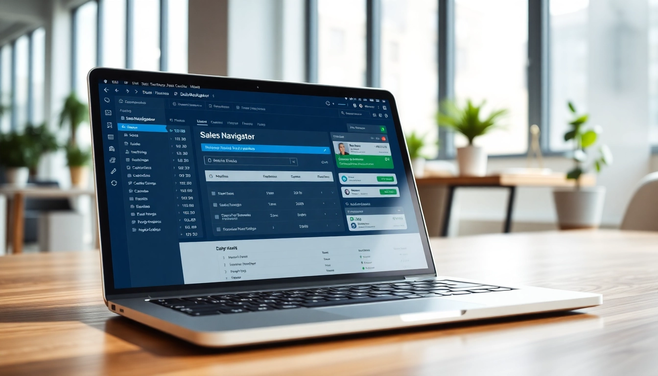 Discover the best sales navigator scraping tool in a professional user interface setting.