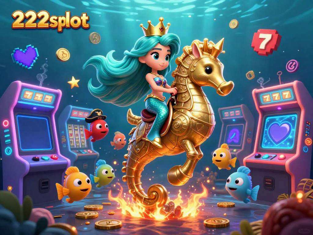Rasakan keseruan permainan slot gacor di 222slot dengan ilustrasi 3D penuh warna dan karakter menarik.