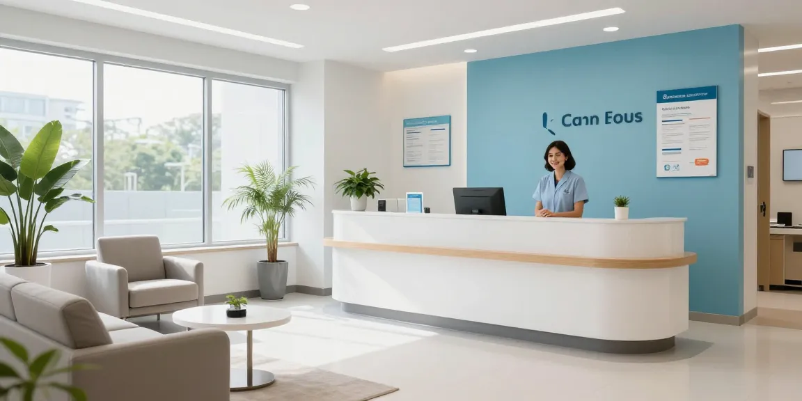Small business health insurance coverage consultations at a healthcare facility.