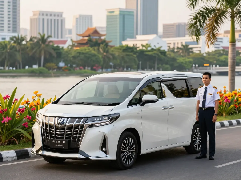 Khám phá du lịch sang trọng với xe Toyota Alphard, hoàn hảo cho thuê xe Alphard tại Hồ Chí Minh, với tài xế lịch thiệp giữa khung cảnh đẹp.