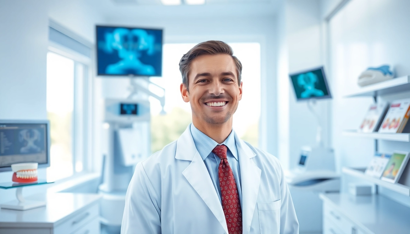 Orthodontist near by me providing expert dental care in a modern clinic setting.