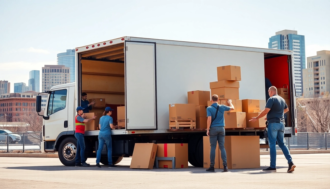 Movers in Calgary assisting with a relocation, showcasing moving companies calgary competence and teamwork