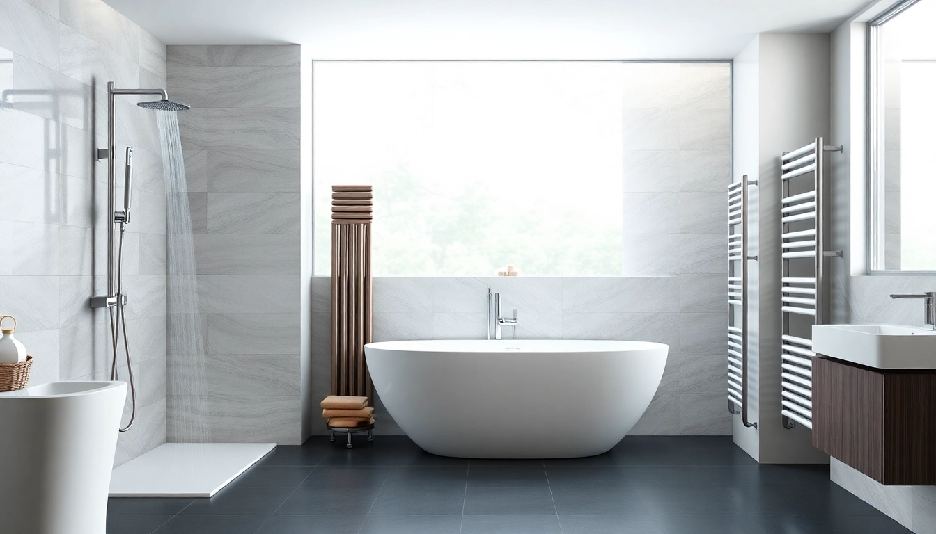 Erleben Sie die Vielfalt der Sonni Sanitär Produkte in einem modernen Badezimmer-Design.
