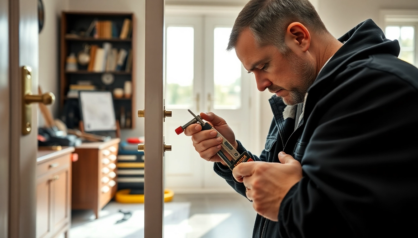 Best locksmiths in Chesterfield, Missouri showcasing expertise in a home setting.