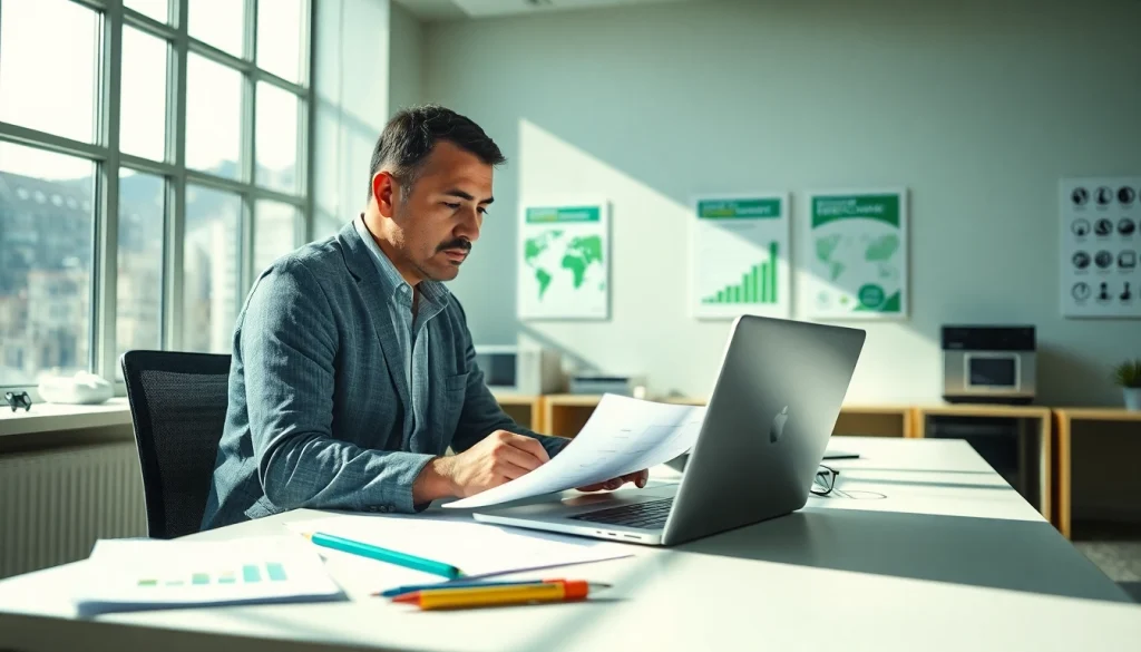 Certificado Ahorro Energético en análisis de eficiencia energética en oficina.