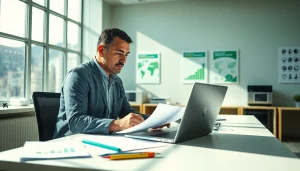 Certificado Ahorro Energético en análisis de eficiencia energética en oficina.