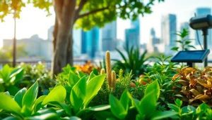 Discover eco-friendly gardening inspiration from https://www.unsustainablemagazine.com with vibrant greens and urban harmony.