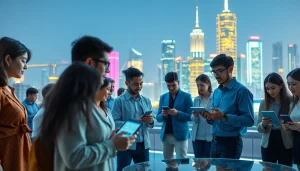 Engaging scene depicting interaction with smart technology illustrating key concepts from https://mohamedmmblog.tech.