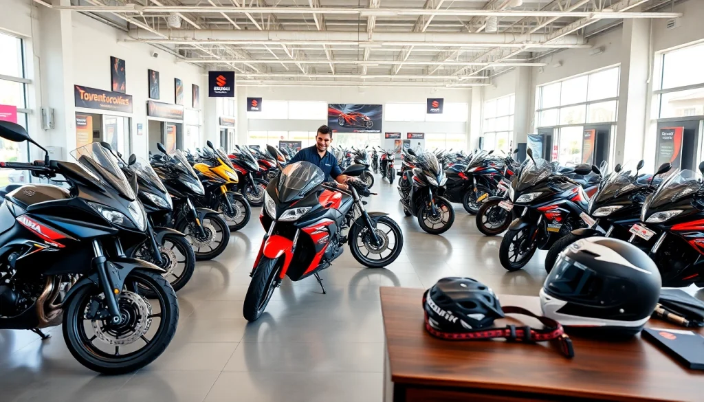 Wir kaufen dein motorrad erfahrungen – Motorradausstellung mit freundlichem Personal und Suzuki Modellen