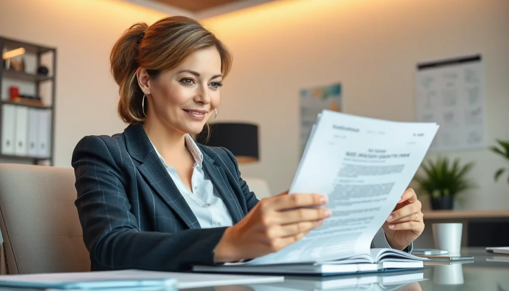 Unfall Auto Gutachter erstellt ein detailliertes Gutachten für ein Fahrzeug im Büro.