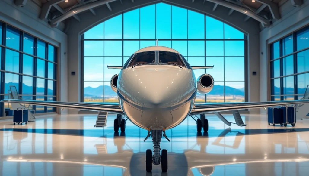 Experience luxury air travel with https://flymarquis.com private jets in a modern hangar.