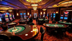 Engaging gamblers at tables in a vibrant casino setting inspired by https://whycazino.com.