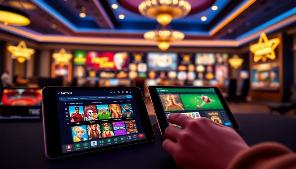 Engaging 888 new online casino experience with vibrant game options on modern devices.