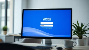 Masuk ke jentoto login dengan antarmuka digital yang modern dan menarik.