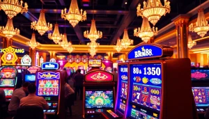 Menikmati permainan bro138 slot dengan antusiasme di kasino modern dan atmosfer yang mengasyikkan.