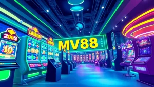 Exciting MV88 game interface showcasing vibrant slots and innovative design elements.