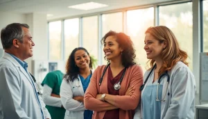 Engaging healthcare collaboration at https://www.medexdtc.com, showcasing a professional team in action.