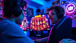 Masuk ke virus4d login slot dengan gamer yang bersemangat di ruangan game modern.